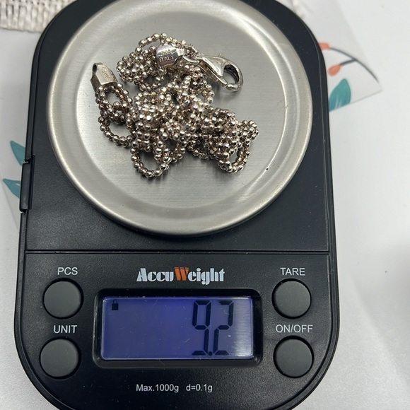 Vintage Sterling Silver Bead Bracelet Made in Guatemala 1990s - Picture 7 of 8